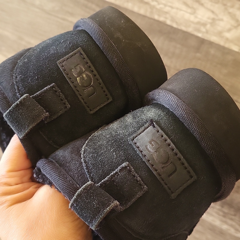 UGG Black Ankle Boots - Picture 3 of 5